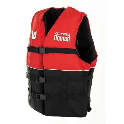 Red Watersnake Nomad Adult Life Jacket - AS4578.1:2015 Compliant Level 50 PFD • $29.95