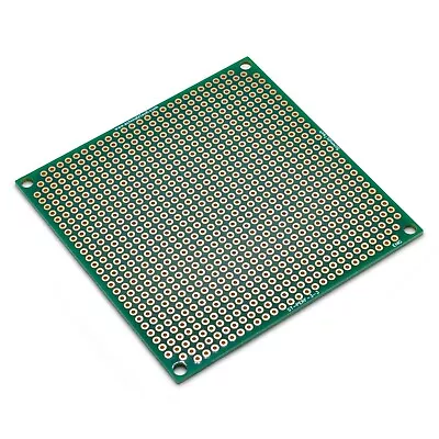 Double Sided 3  X 3  PCB Proto Perf Board ENIG Perfboard ST-PERF-3-3 • $5.99