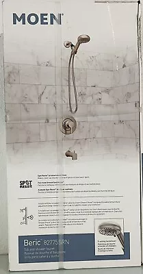 MOEN  Beric 5-Spray Tub And Shower Faucet Spot 82775SRN Brushed Nickel  • $129.99