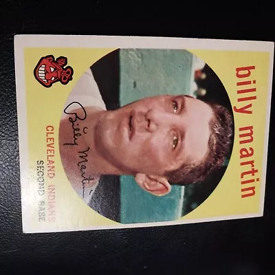 1959 Topps 295 Billy Martin EX #D1197339 • $2