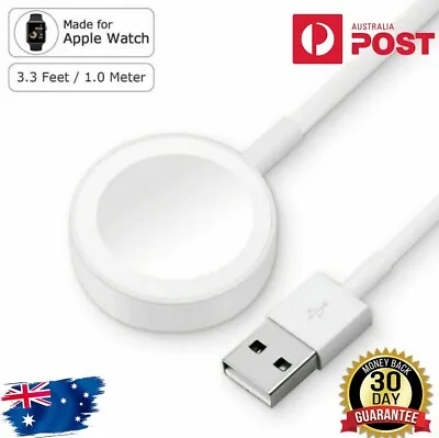 For Apple Watch IWatch 8 7 6 5 4 2 1 Magnetic Charger Charging Cable Fast AU • $6.85