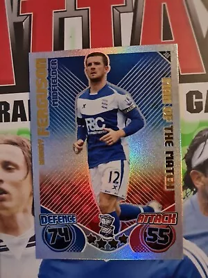 Match Attax 10/11 Man Of The Match Barry Ferguson • £1.50