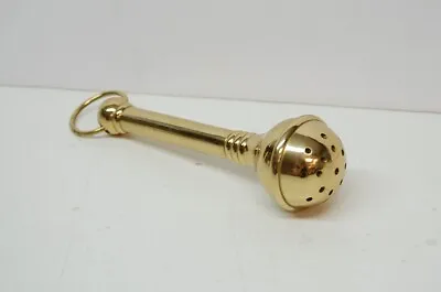 5  Long Small Brass Holy Water Sprinkler Aspergil Perfect For Travel Mass Kit • $89