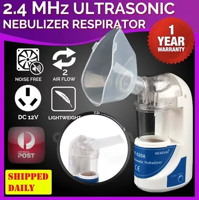 2.4MHz Ultrasonic Handheld Diffuser Respirator Asthma Humidifier AU • $35.99