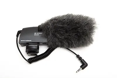 Sennheiser MKE 400 Camera-Mount Shotgun Microphone + Rycote Mini Windjammer • $99