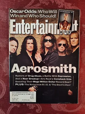 ENTERTAINMENT WEEKLY March 21 1997 AEROSMITH Kathryn Harrison Mary McCormack • $14.40