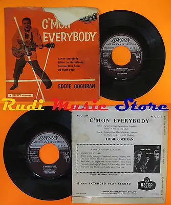 LP 45 7   EDDIE COCHRAN C'mon Everybody Sittin'in The Balcony England Cd Mc Dvd • £86.32