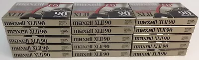Maxell XLII High Bias 90 Minute New And Sealed Audio Cassette Tape Lot Of 15 • $74.99