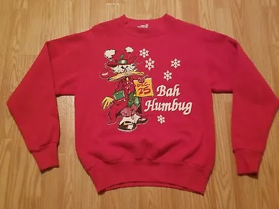 90's TNT Bah Humbug Christmas Sweater Vintage • $13.99