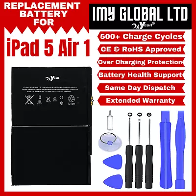 £15.45 • Buy OHYESIT® Genuine Replacement Battery For IPad Air 1 A1474, A1475, A1476, 8827mAh