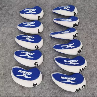 Golf Club Iron 4-9-LPSAG Head Cover Mizuno NEO Grey Blue Style 11 Pieces Set • $20.89