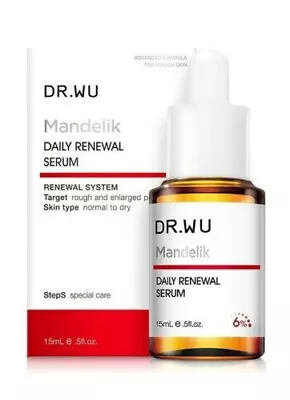(2 PCS) NEW DR.WU Mandelik Daily Renewal Serum With Mandelic Acid 6% 15ml • $59.50