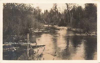 NW Interlochen Bendon MI C.1907 RPPC HEADWATERS OF THE BETSIE RIVER @ Green Lake • $16.99