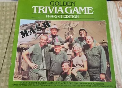 Vintage M*A*S*H Golden Trivia Game MASH Edition 1984  • $25