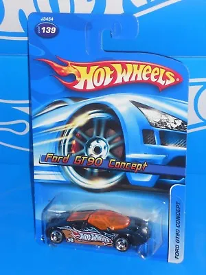 Hot Wheels 2006 Mainline #139 Ford GT90 Concept Black W/ 3SPs • $3.15