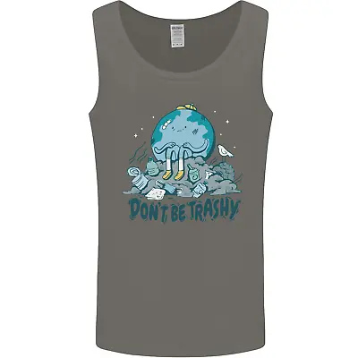 Don't Be Trashy Climate Change Environment Mens Vest Tank Top • £10.49