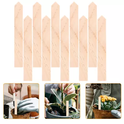 Wooden Plant Labels Garden Marker Stakes (20pcs)-GV • £7.65