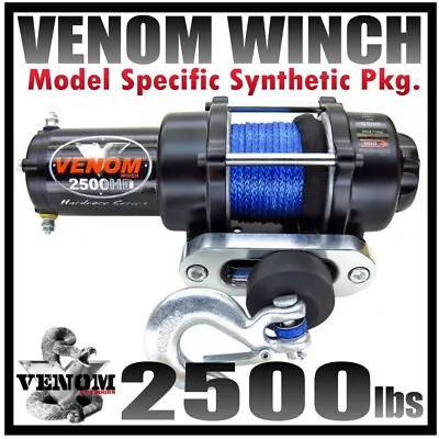 2500lb Venom Atv Winch Yamaha 07-14 350 400 450 Grizzly • $189.99