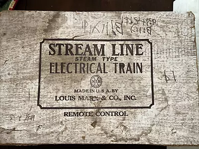 Marx Stream Line Train Set With #666 Locomotive And Tender • $50