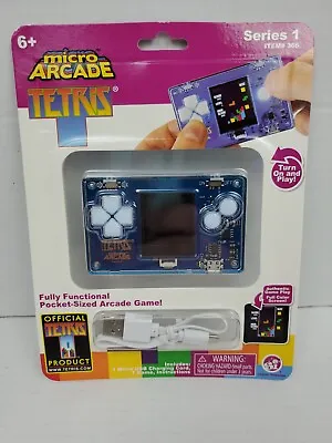 New Micro Arcade Tetris Fully Functional Pocket Sized Fully Color Game. • $25