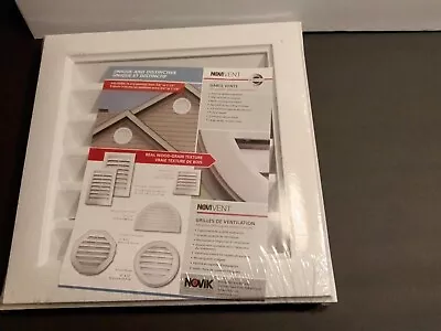 NOVIK NOVI Gable Vent 12 X12  Square Ultra White Brand New • $22