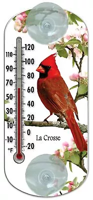 La Crosse Technology 204-1081 Plastic Clear Cardinal Tube Thermometer 8 In. • $9.29