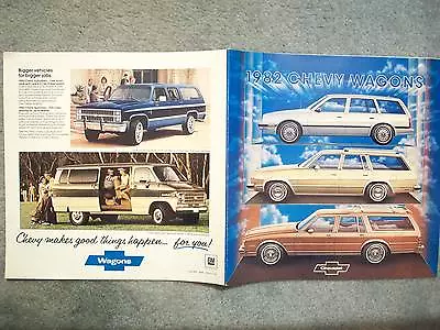 1982 Chevrolet Wagons Brochure  • $6.82