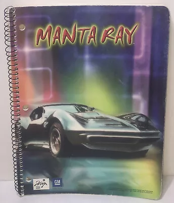 Vintage Manta Ray Corvette Spiral Notebook No.5901 Offical Gm Lisc. Product • $41.20