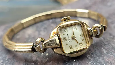 $28.99 • Buy Antique 1959 - Ladies BULOVA - GORGEOUS Cocktail Wrist Watch - Wants To Run