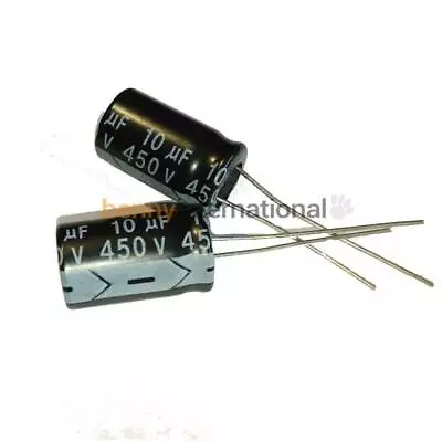 2x  2.2uF 4.7uF 10uF 450V 105°C ELECTROLYTIC CAPACITORS Multicomp High Temp 22uF • $3.88