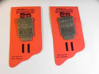 $24.50 • Buy (1) 1985 INDIANAPOLIS INDY 500 PIT PASS BADGE PRESS MEDIA PIN Pinback W/ Card