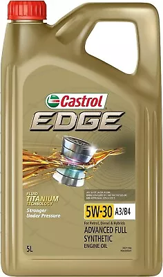 Castrol EDGE 5W-30 A3 B4 Engine Oil 5L 3421196 • $74