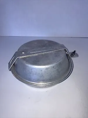 $15 • Buy Vintage PALCO Pure Aluminum 6 Piece Nested Camping Cook Mess Kit