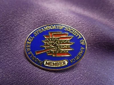 Paddlewheel Steamboatin' Society Of America Member Enamel Pin #2 • $50