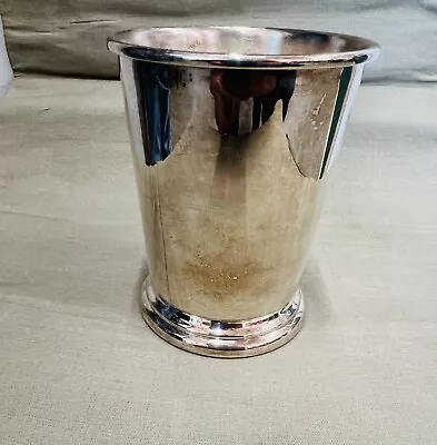 VTG Sheridan Silver Plated Mint Julep Cup No Monogram 4” Tall KY Derby Ready!!! • $23