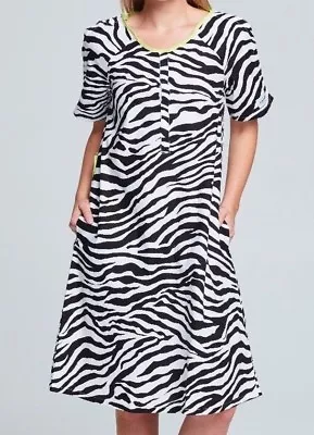 £44.78 • Buy PLUS SIZE Hospital / Maternity ZEBRA Gown 100% Cotton  FREE POST AU