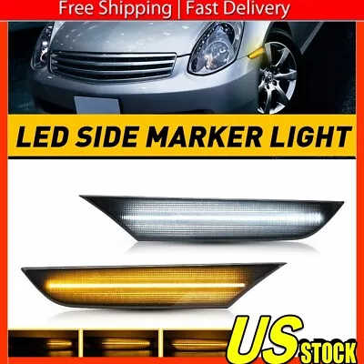 For 2003-2006 Infiniti G35 Sedan Sequential Switchback LED Side Marker Light DRL • $29.44