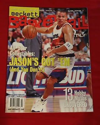Beckett Basketball Feb 1998 Issue#91-Jason Kidd-Stored In Plastic • $12