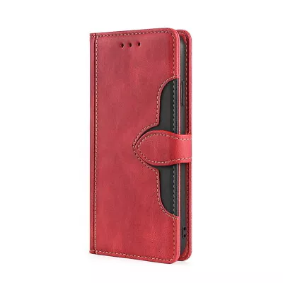 Genuine Leather Phone Case Magnetic Protective Cover For LG K42 K51 K52 K22 Q70 • $11.99