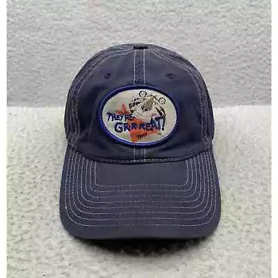 VTG Tony The Tiger Baseball Hat Unisex OSFM Navy Blue Kellogs Frosted Flakes • $13.47