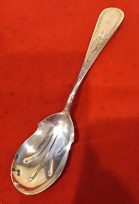Sterling Silver 7 1/4  Sugar Spoon - Unidentified Maker - Monogrammed • $39.95