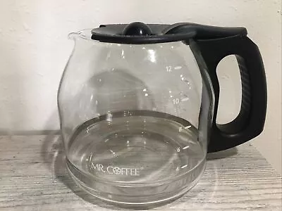 Mr. Coffee 12-Cup Coffee Carafe Pot Replacement Or Extra - Black Handle & Lid • $9.95