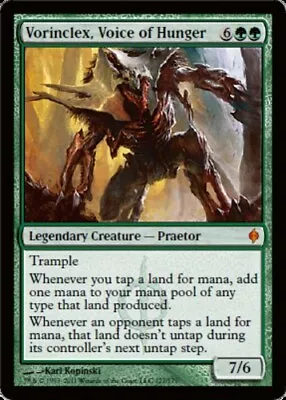 Moderate Play X 1 Vorinclex Voice Of Hunger - Foil New Phyrexia • $22.03