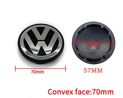 £26.39 • Buy 4pcs Alloy Wheel Centre Caps 70mm Chrome Hub Badge Emblem Cover