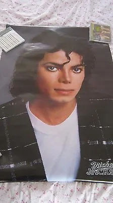 Michael Jackson Official US BAD Era Man In The Mirror Poster No Promo Rare 1988 • $17.10