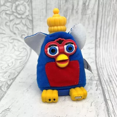 Vintage Mcdonalds 2001 Happy Meal Blue With Crown Furby Toy • £5.95