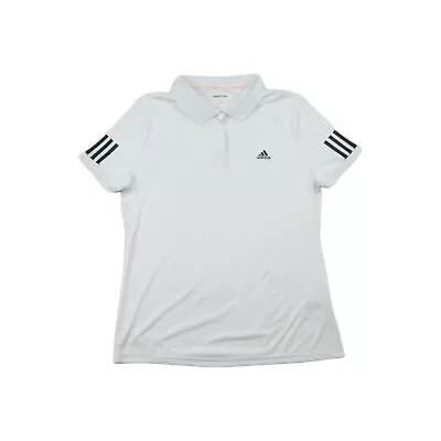 £12.99 • Buy Adidas Tennis Climacool Response Polo Shirt - White / L 16-18