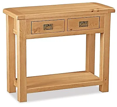 New Salisbury Lite Oak Console Hall Table - Collection Curio Belfast Only TODAY • £185
