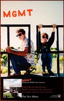 MGMT S/T Ltd Ed New RARE Tour Poster +BONUS Indie Rock Poster! Little Dark Age • $29.99