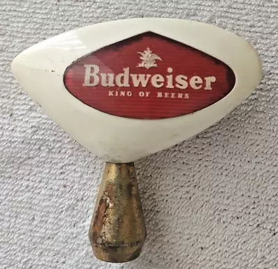 VTG Budweiser King Of Beers Tap Pull Handle 3-1/2  X 3-1/2  St. Louis MO • $14.99